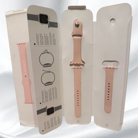 Apple Watch Pink Sand Sport Band 42/44/45mm Excellent Condition Authentic - Picture 14 of 14